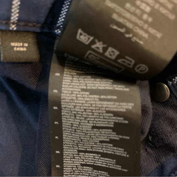 G-Star Raw Men’s 5622 Elwood 3D Tapered Navy Pinstripe Jeans 30x32 - Picture 8 of 14